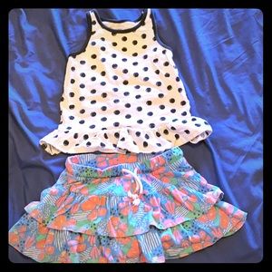 Tank top and skort